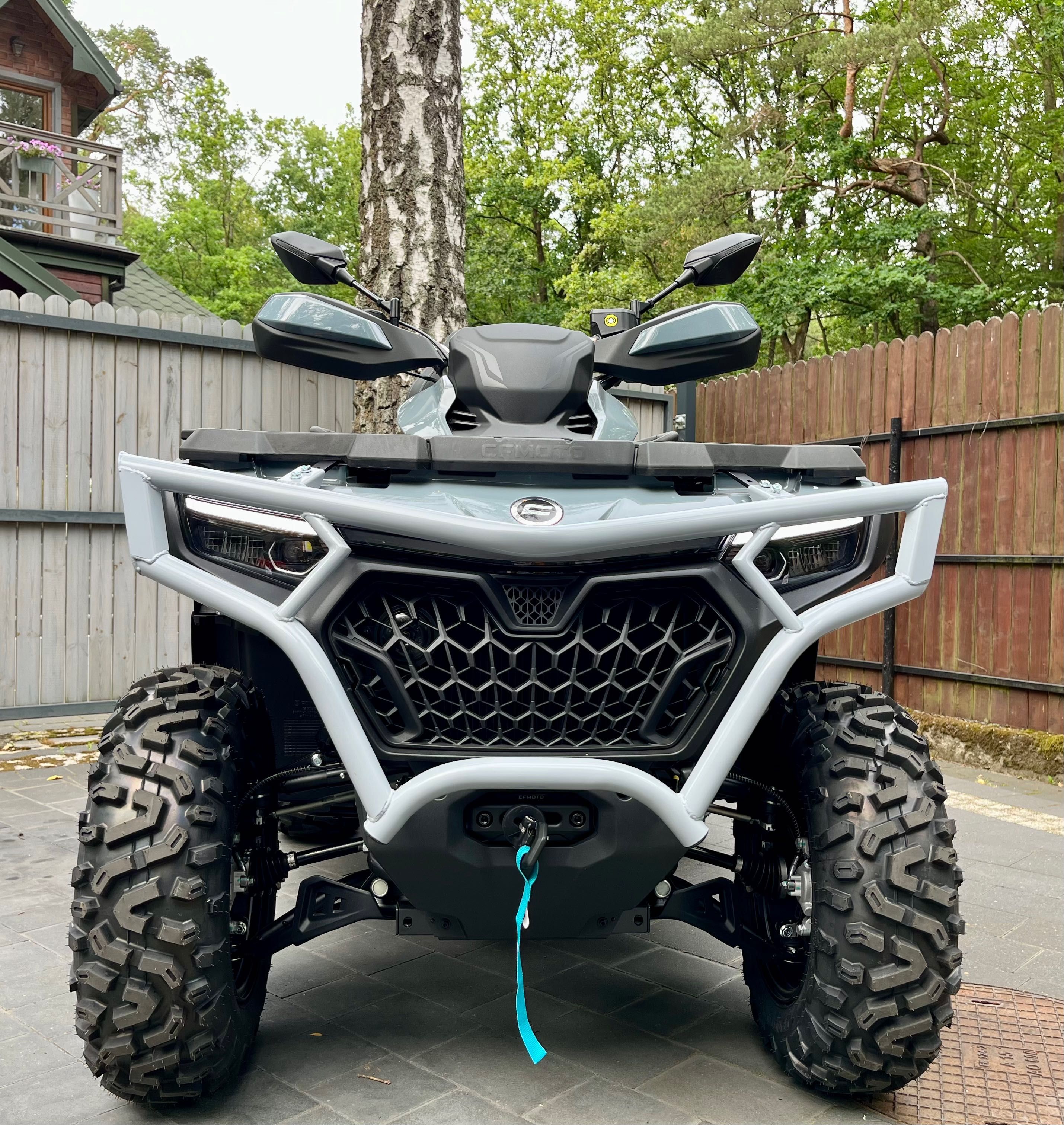 Zderzak przedni BUMPER CF moto 850 / 1000 touring nowy model G3 szary