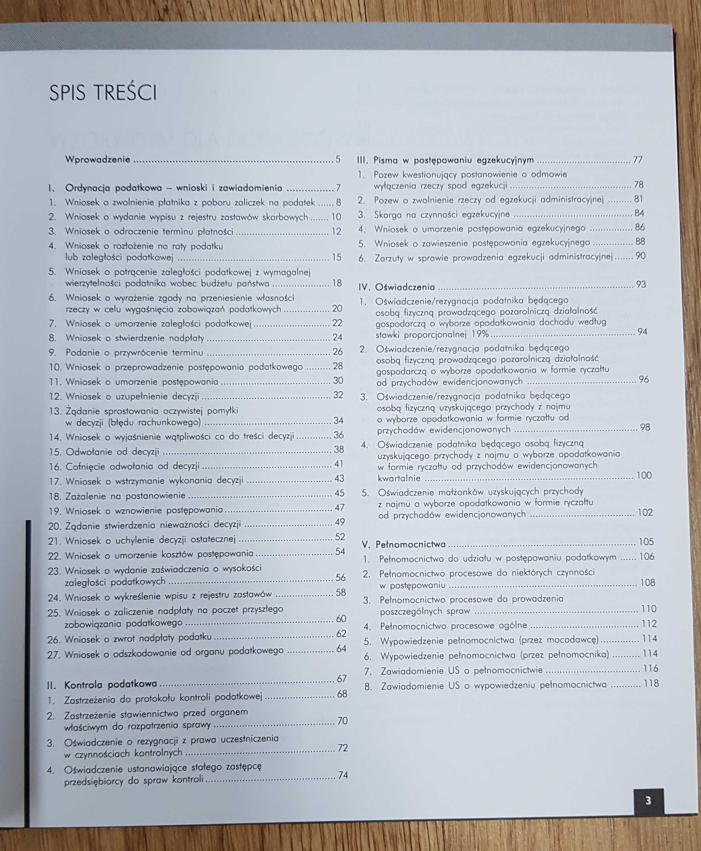 Książka Wzory pism Doradztwo podatkowe +CD patronat Gazeta Prawna