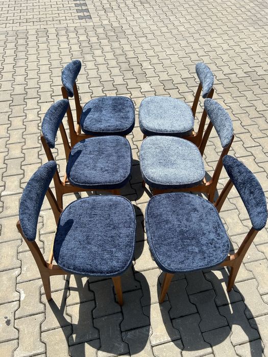 Krzesła Hałas odrestaurowane 6 sztuk Hałasy