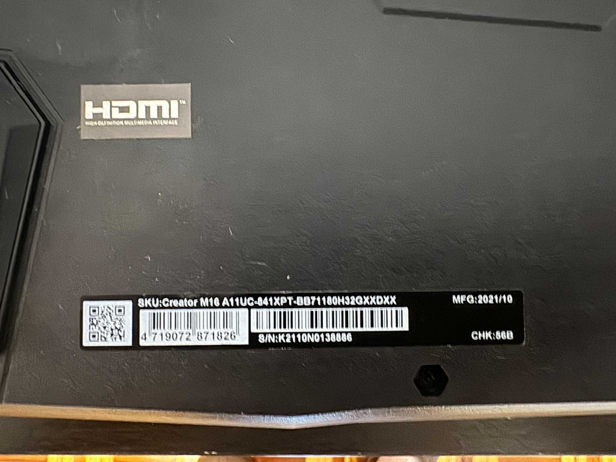 Portátil MSI Katana (Intel i7-11800H/GeForce RTX 3050/32Ram)