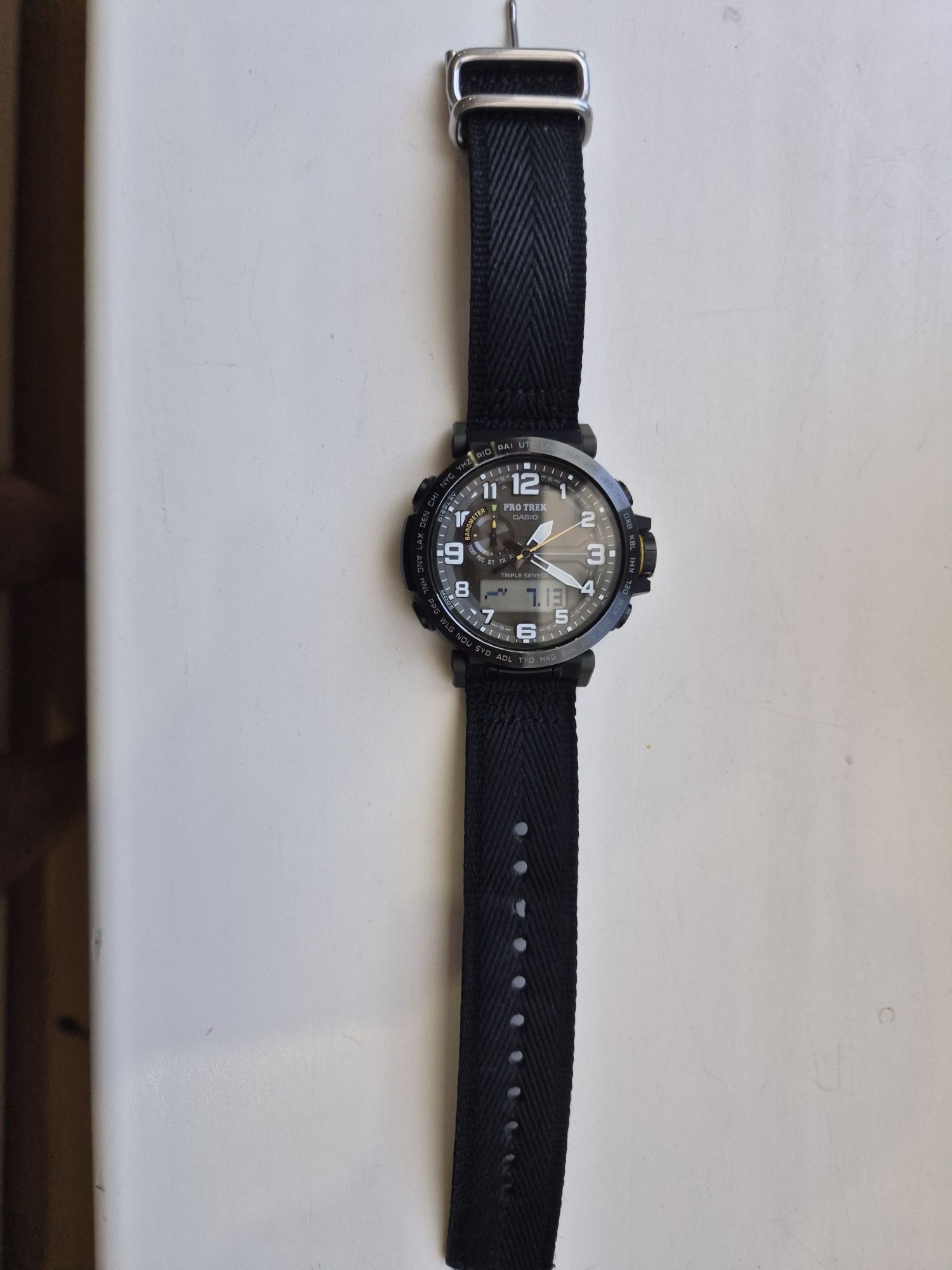 Годинник Casio ProTrek PRG-601YB-3DR  Tough Solar Tripl