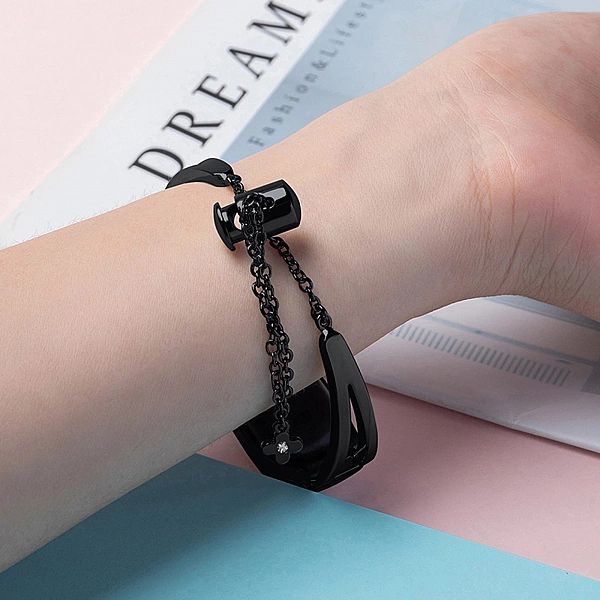 Zamienna metalowa opaska bransoleta łańcuszek pasek do Xiaomi Mi Band