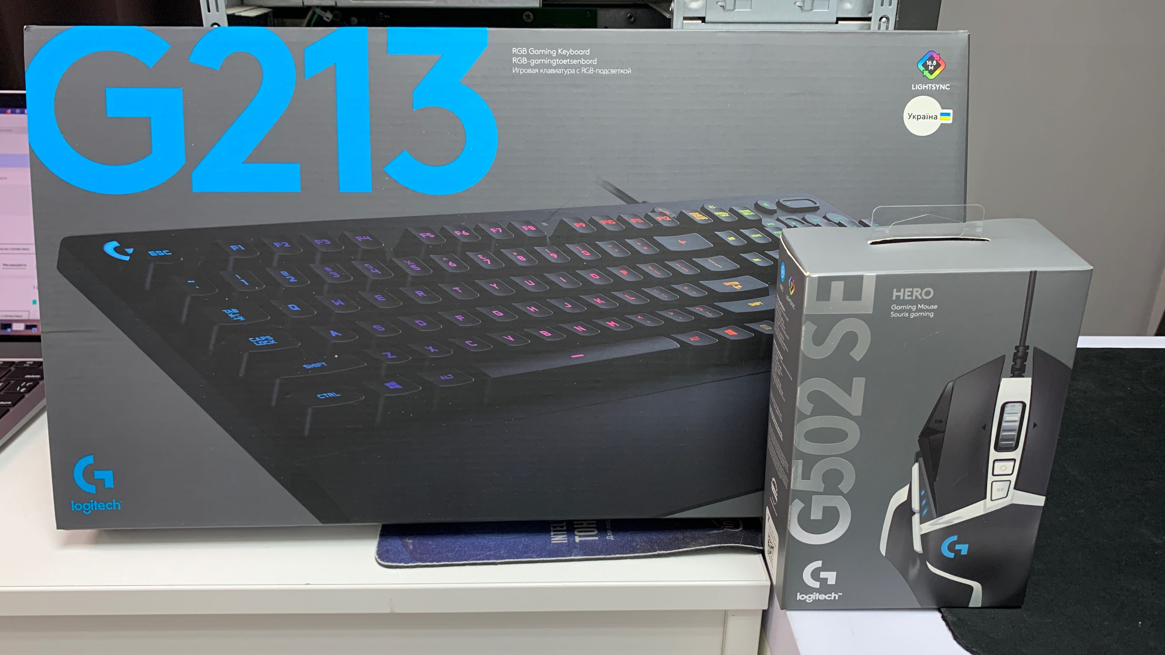 Клавіатура Logitech G213 Prodigy Gaming Keyboard USB UKR