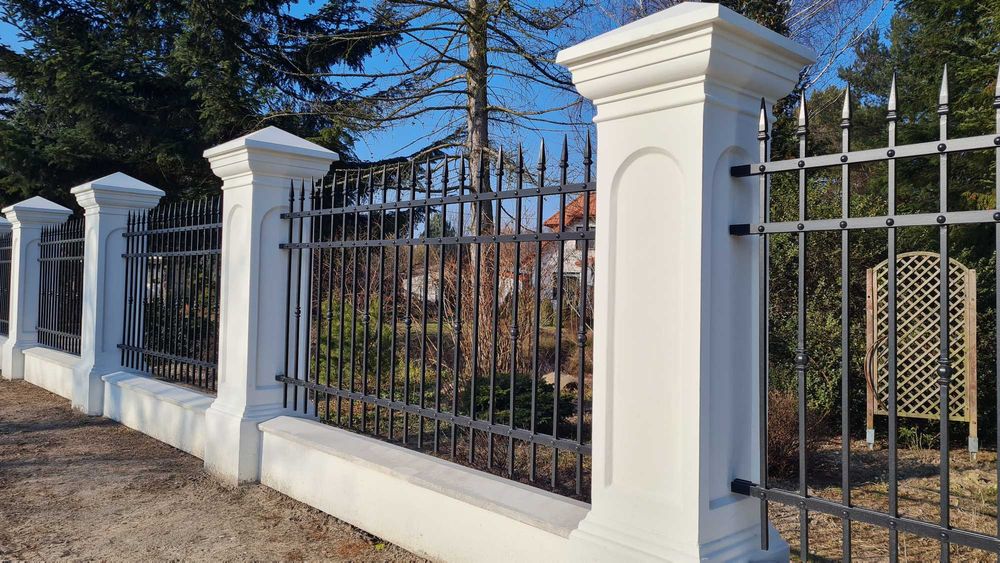 Słupy Betonowe Dworkowe,Słupki Stylowe,Sztukateria,Rezydencja Parkowa