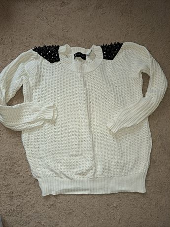 Sweterek biały S