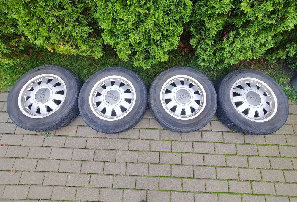 Koła, Alufelgi, Ziimowe, Audi 195/65r15 Komplet!!