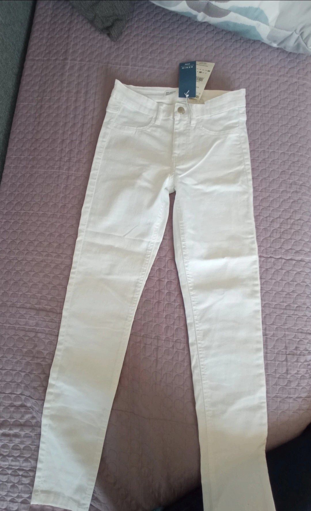 Spodnie białe Sinsay, roz S, nowe