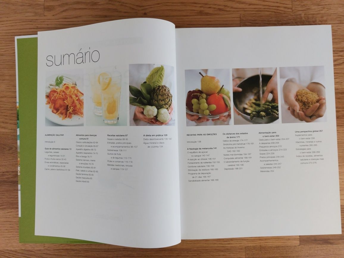 Livro de Receitas para o Bem Estar Físico e Emocional
