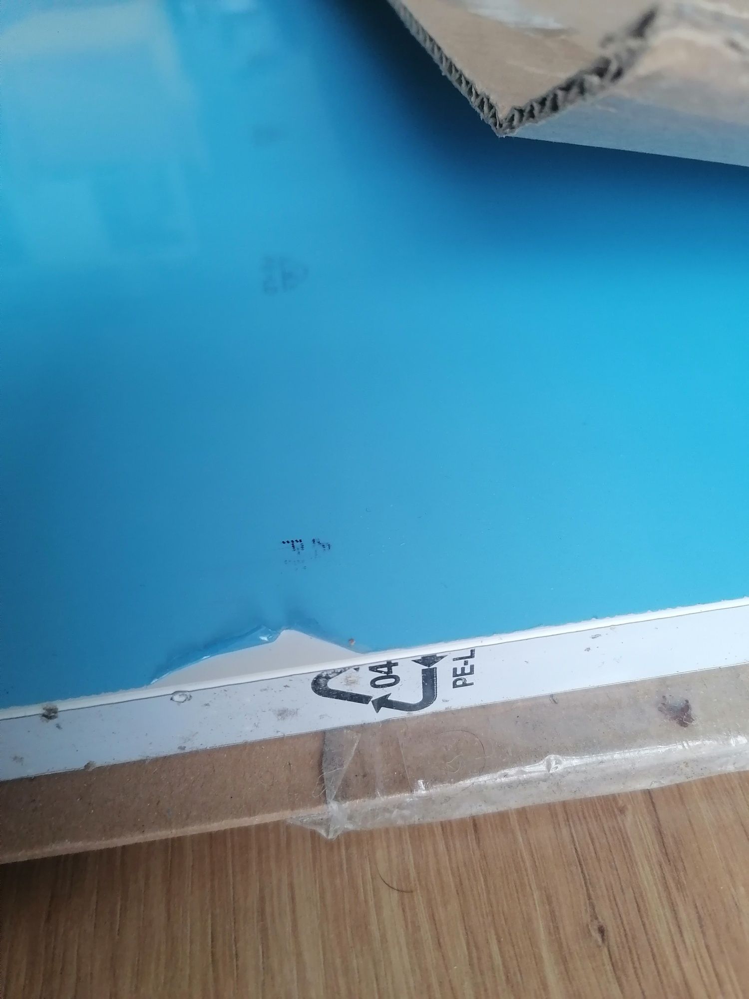 Panel maskujący do kuchni z Ikea/ deska wysoki połysk 240cm x 39cm