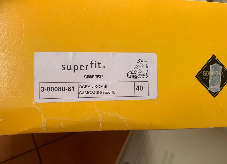 Зимові чоботи Superfit gore-tex 40 р