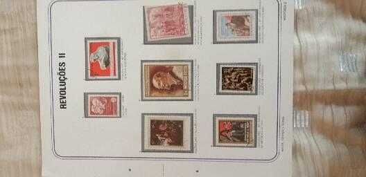 Coleções temáticas de selos  completas