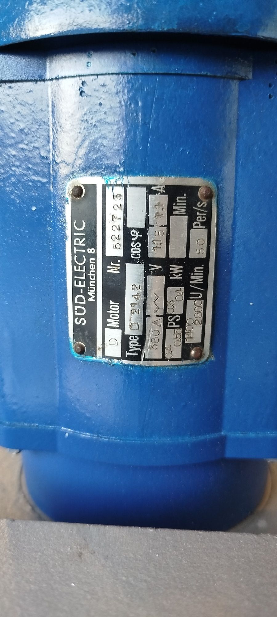 Odsysacz spalin Wentylator promieniowy 3fazowy Aluminiowy korpus