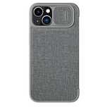 Nillkin Qin Cloth Pro Case etui do iPhone 14 Plus osłona na aparat kab
