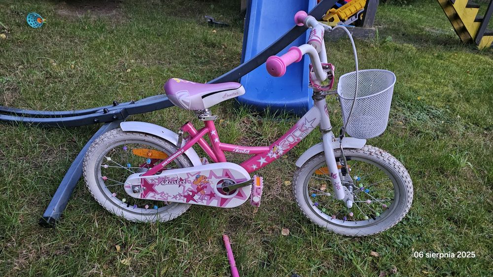 Rower dla dziewczynki koła 16"