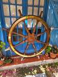 Roda de Leme em Madeira de Câmbala