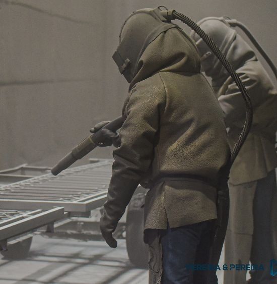 Serviços de decapagem e metalizaçao