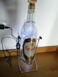 Candeeiro led Garrafa de whiskey