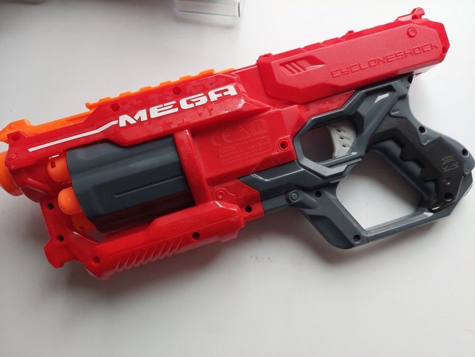 Pistolet Nerf mega Cycloneshock wyrzutnia