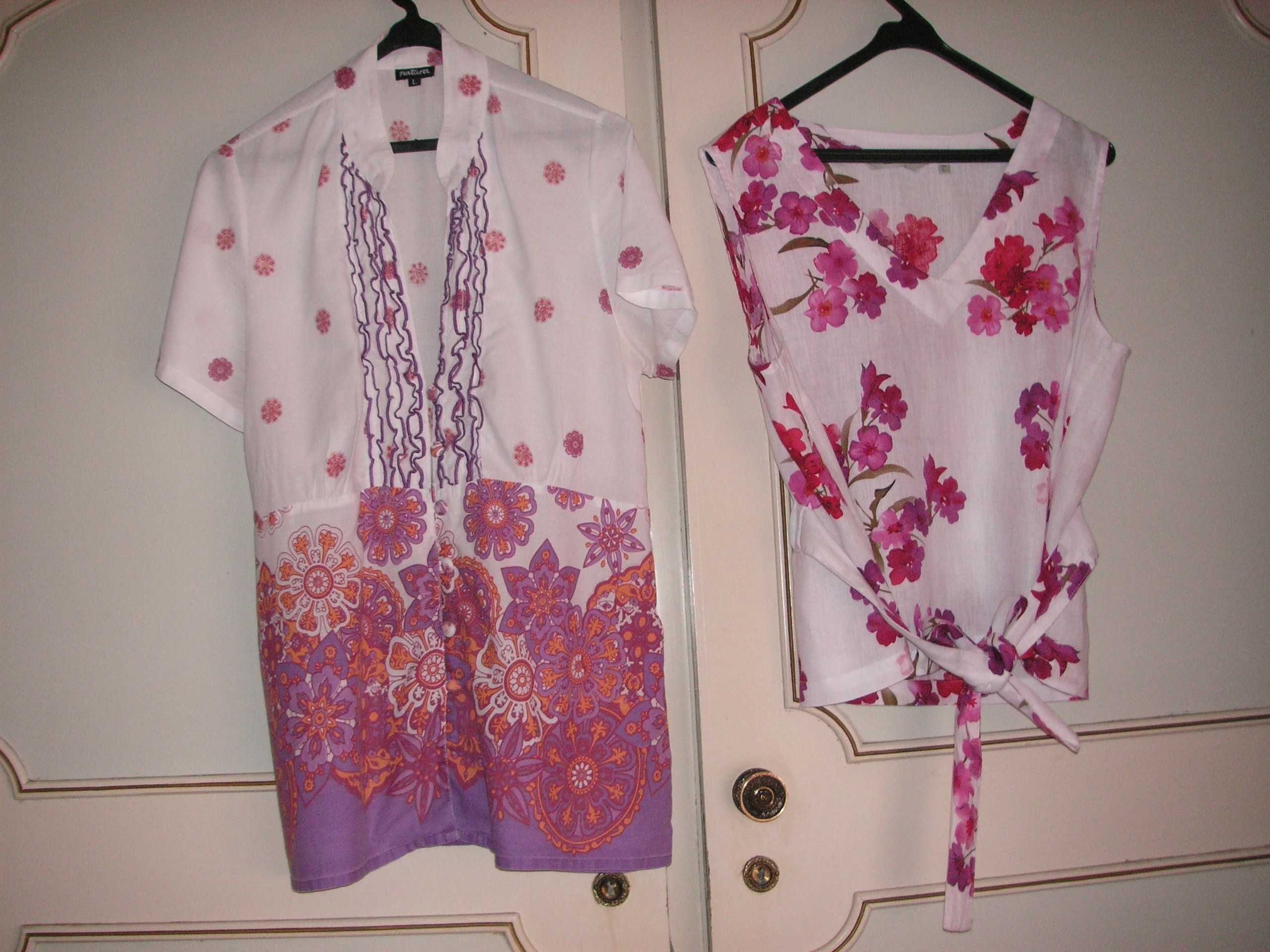 Camisa / Blusa Natura e Top Linho Quebramar