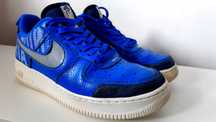 Nike Air Force 1 LV8 2 Niebieskie rozmiar 40 wkładka 25 cm