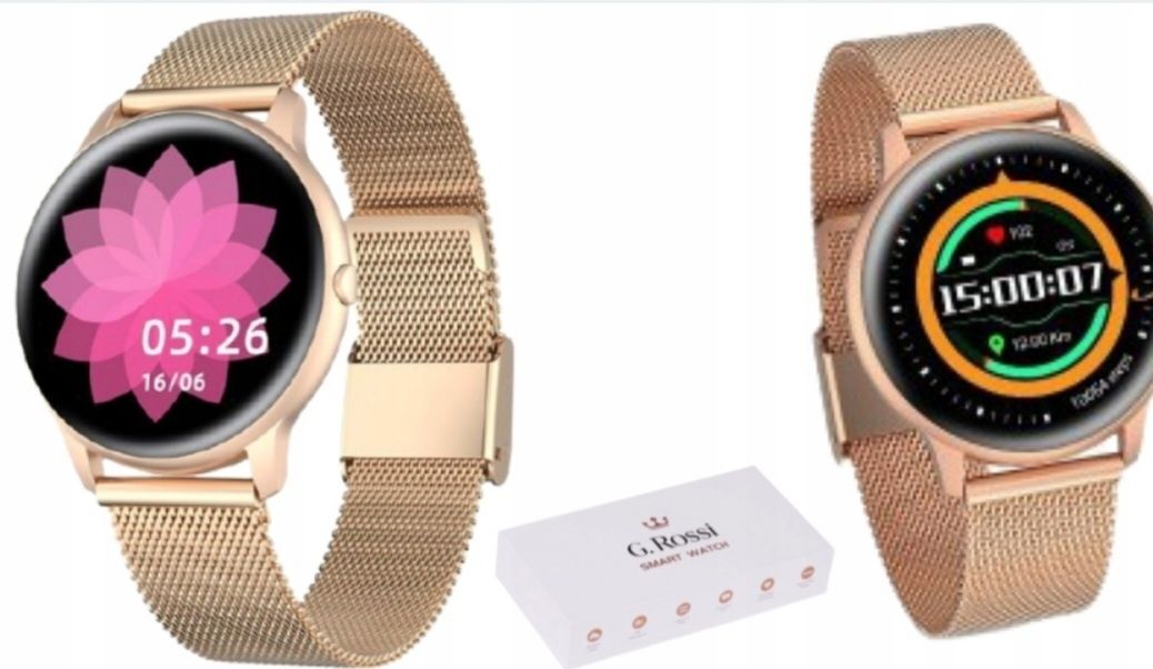 Smartwatch G.Rossi SW015-4 złoty NOWY