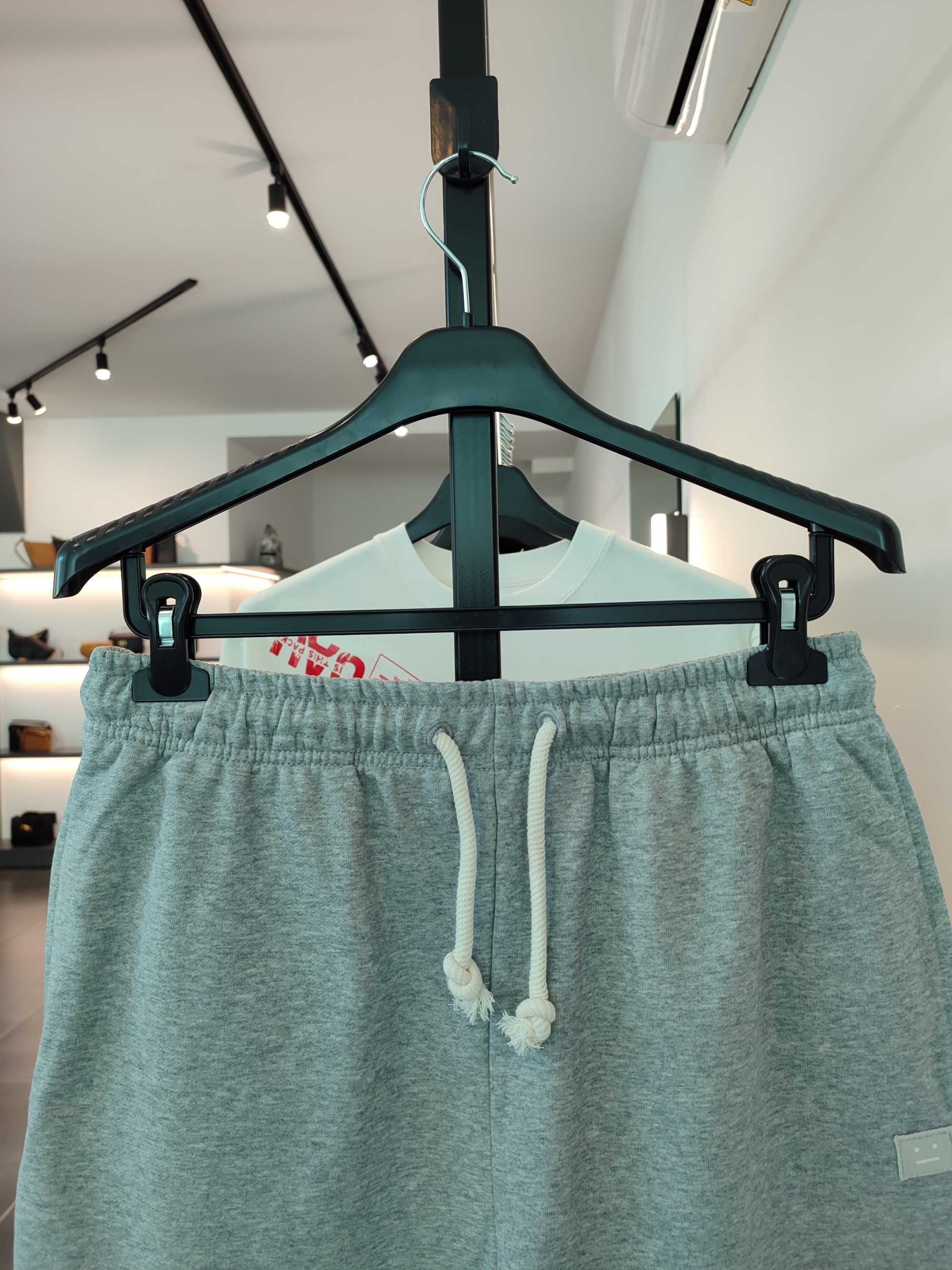 Шорти Acne Studios Fleece Shorts Light Grey Melange