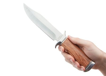 Nóż myśliwski z pochwą