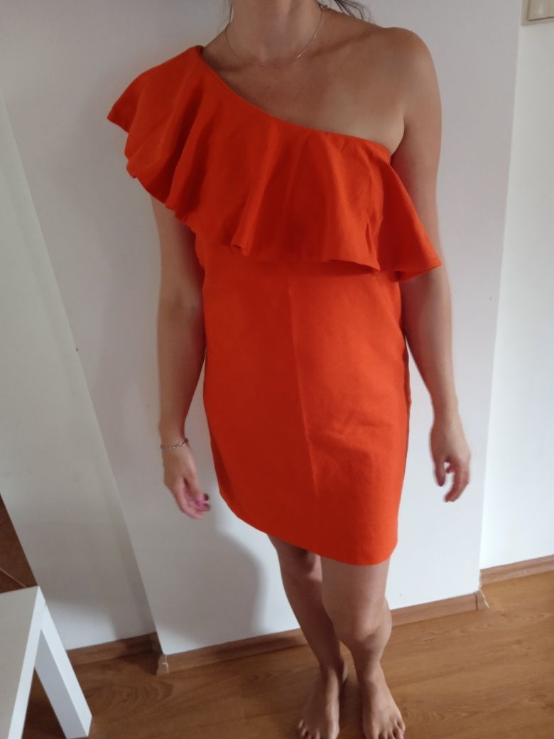 Sukienka MOHITO pomarańczowa