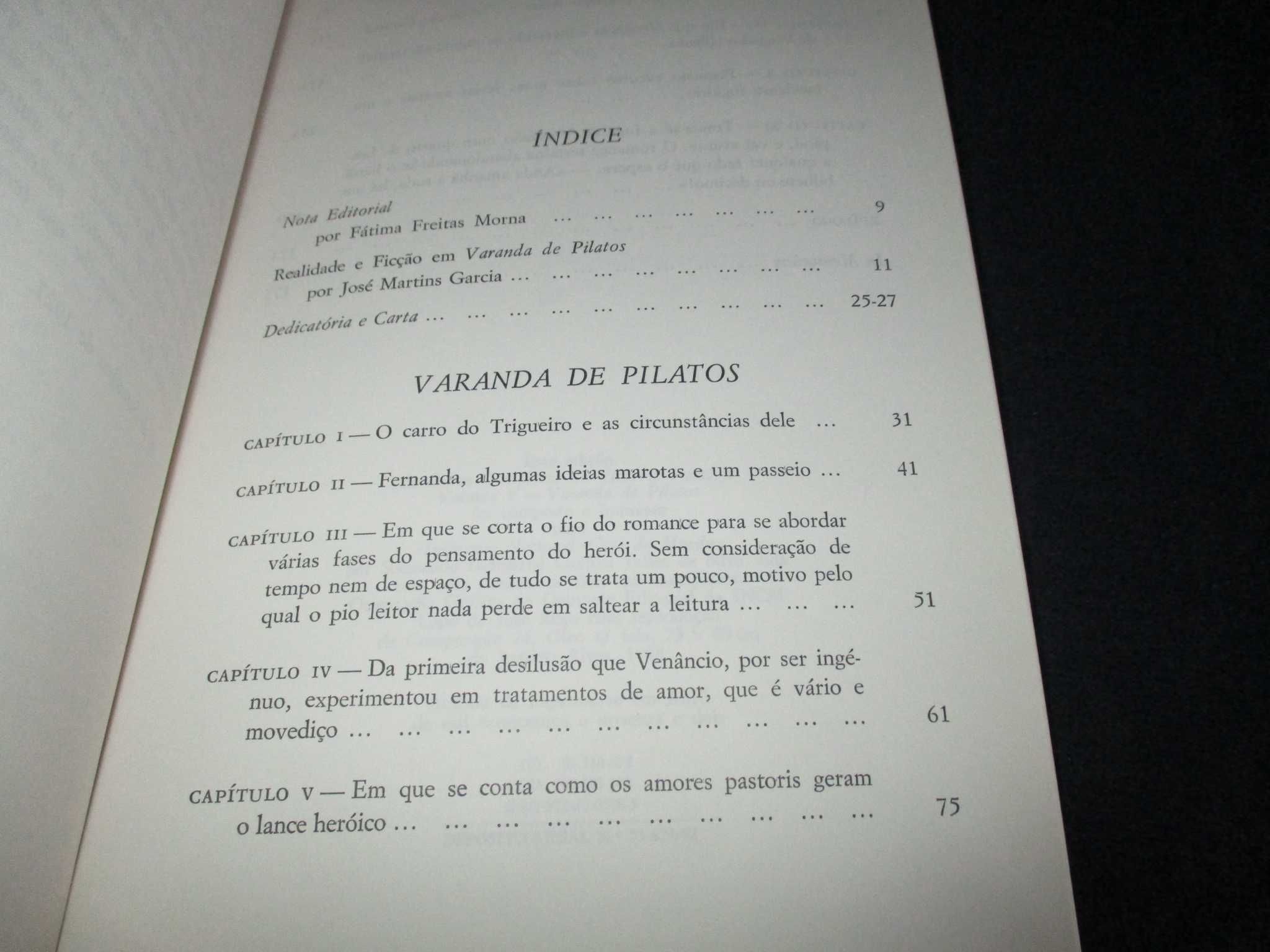 Livro Varanda de Pilatos Vitorino Nemésio