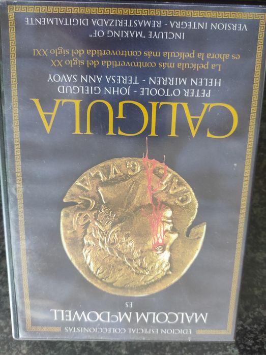 DVD edição de colecionador filme Calígula