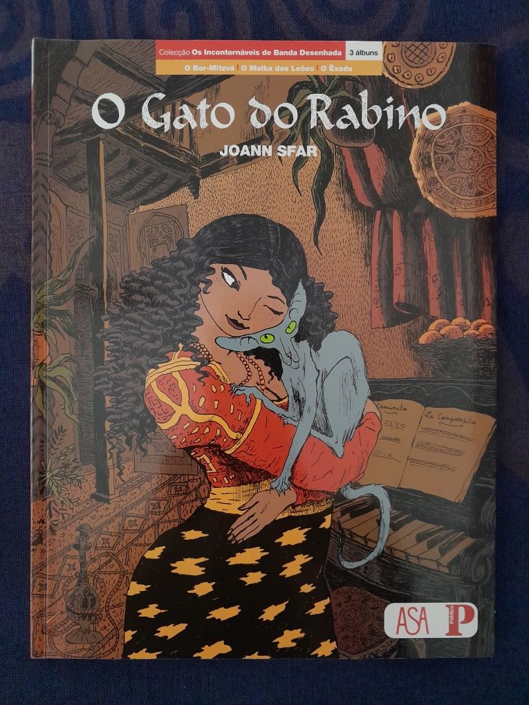 O Gato do Rabino - Joann Sfar 3 Álbuns preço inclui envio CTT editoria