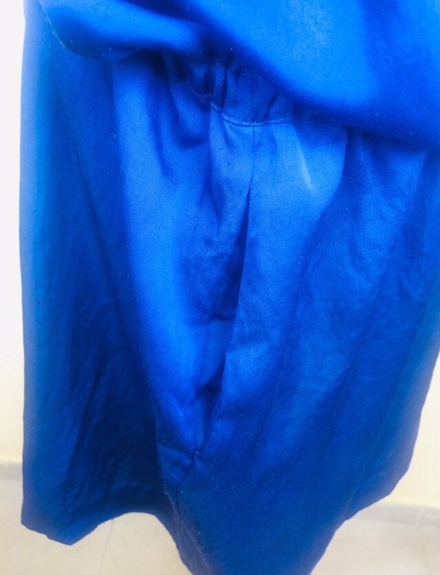 38 46 Ck платье-туника, ярко синий, М L для отдыха Calvin Klein