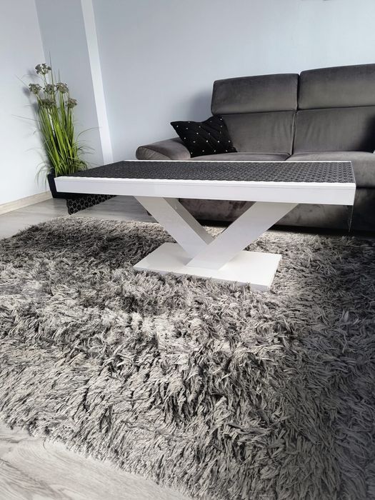 Ława biała wysoki połysk