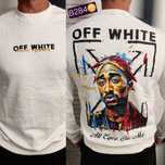 Nowa męska bluza Off White ecru s