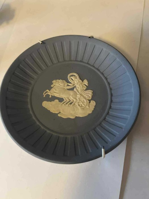 Talerzyk greccy bogowie porcelana biskwitowa Wedgwood