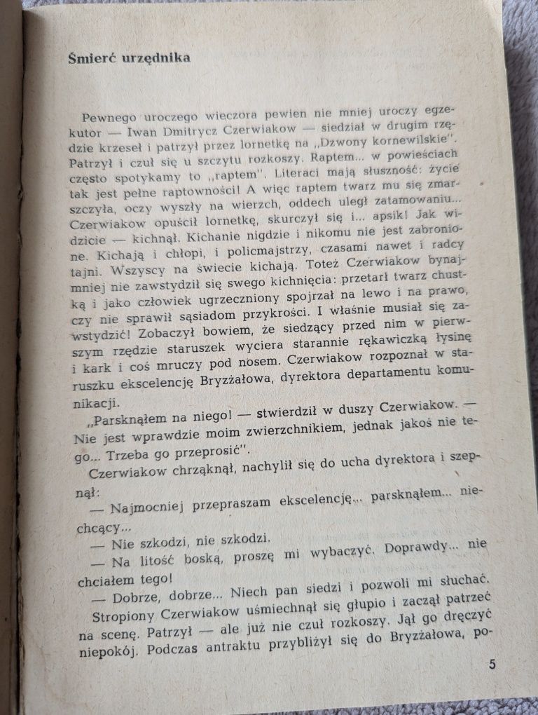 Antoni Czechów Opowiadania 1984r