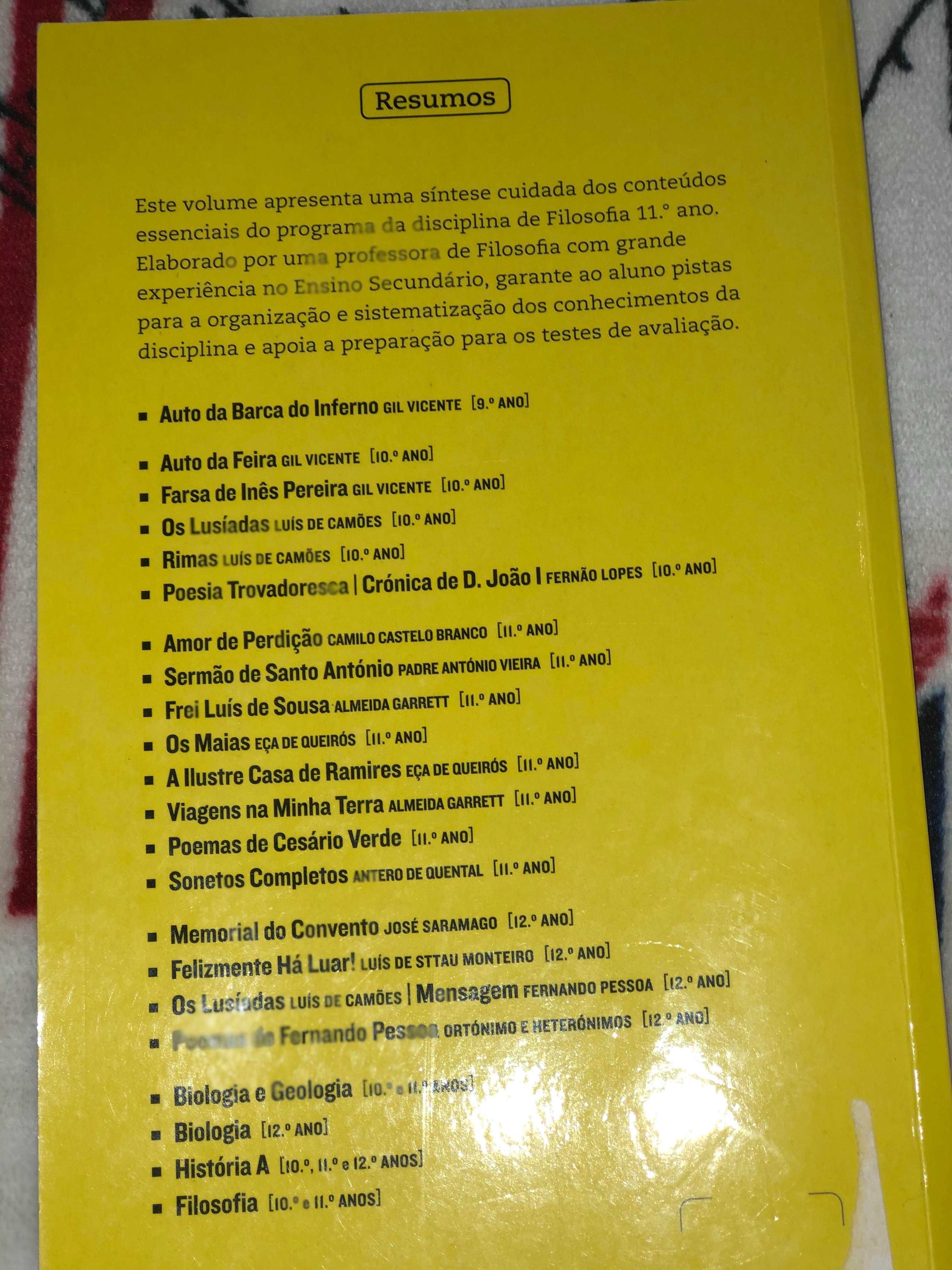 Livro resumos Filosofia - 11º ano