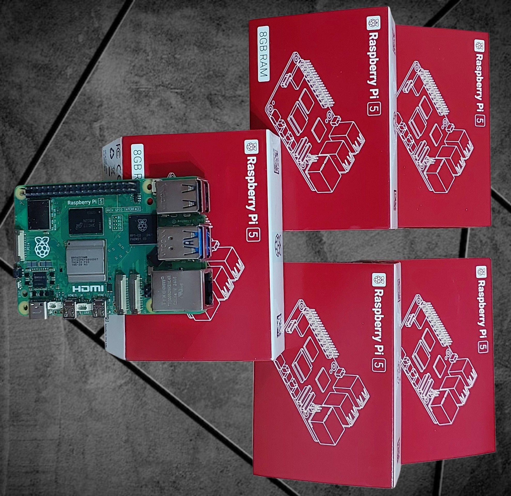 Микрокомпьютер Raspberry PI 5 8Gb