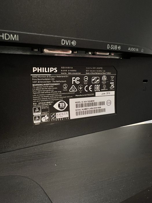 Monitor Philips 243V7Q