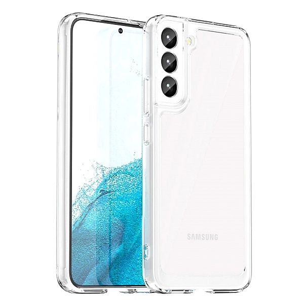 Etui Outer Braders z elastyczną ramką do Samsung Galaxy S23+ przezrocz