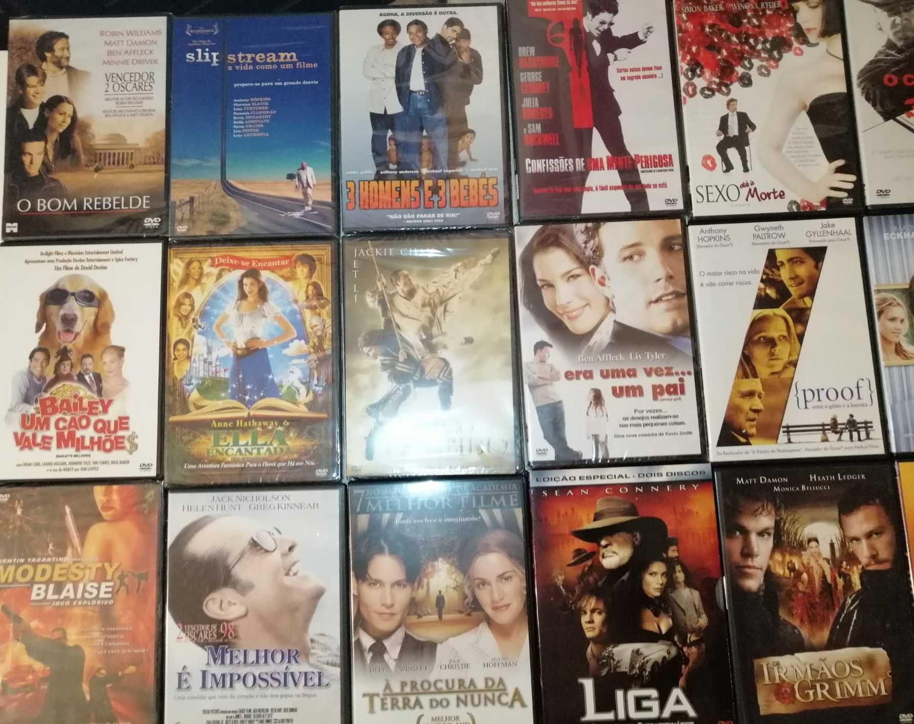 60 Filmes DVD (26 selados) - Tudo 100 euros