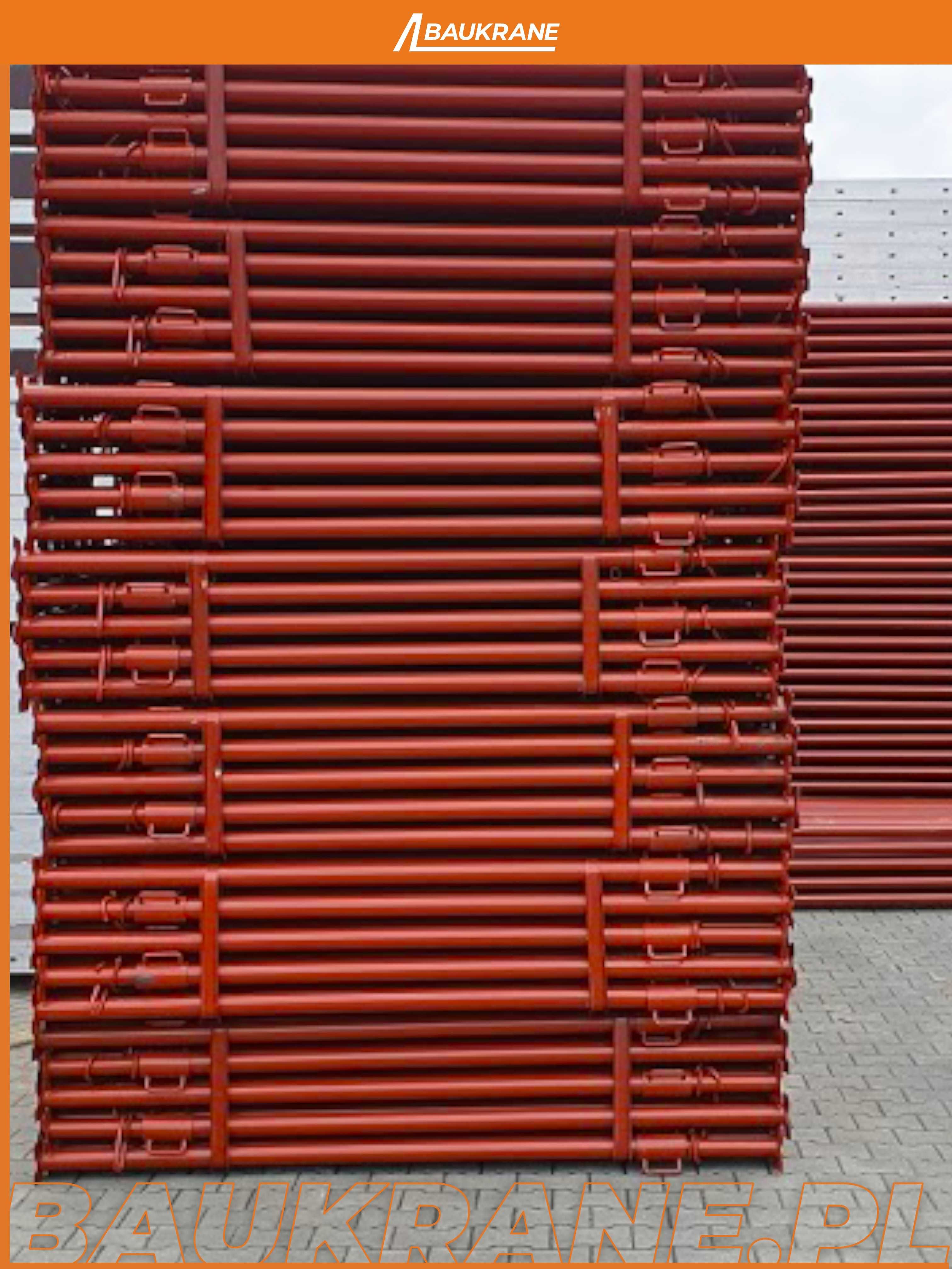 Podpory Lakierowane sztyce budowlane stalowe 3,6m
