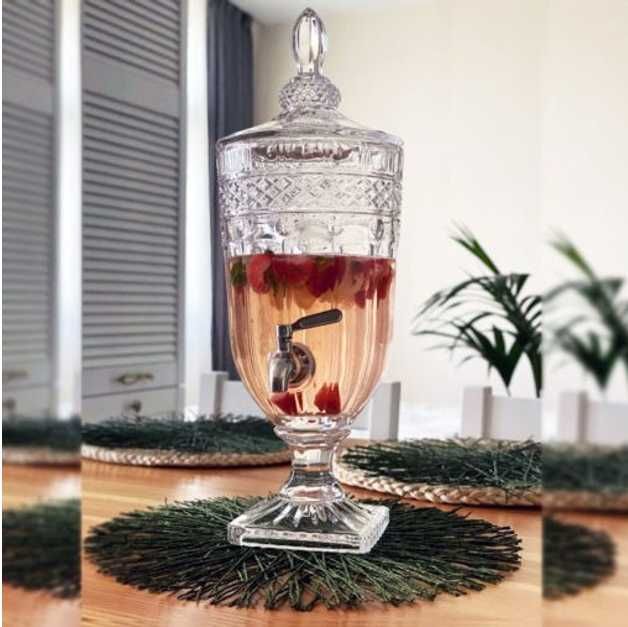 Лимонадница, лимонадник, Графин, диспенсер с краном 3 л