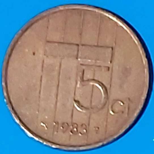 5 Cêntimos  de 1983   Beatriz  Países Baixos