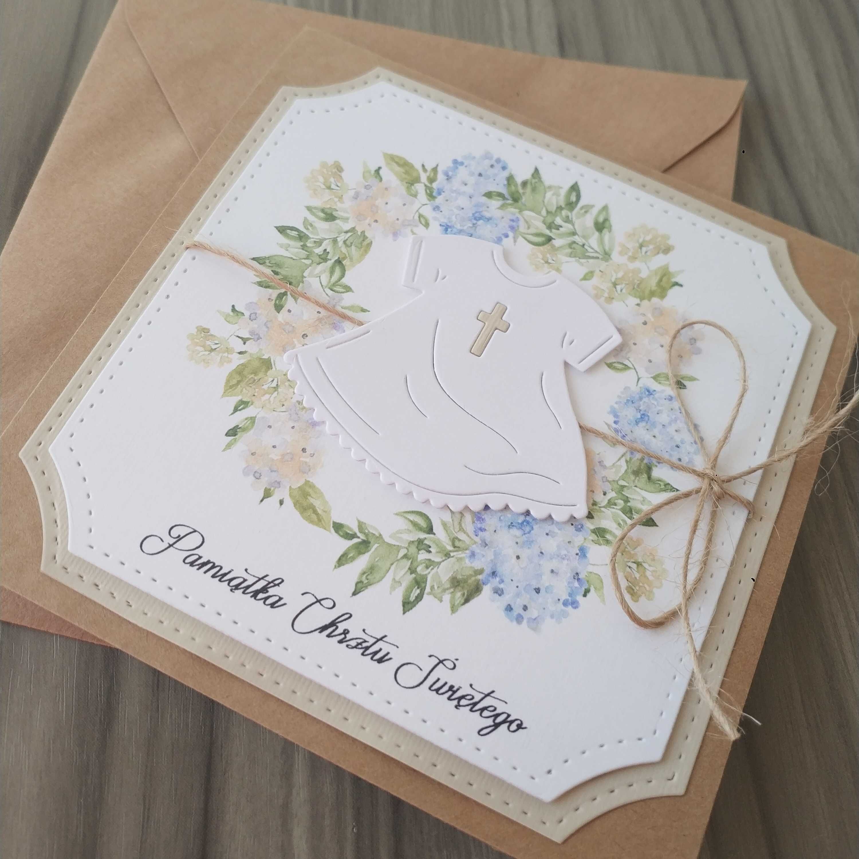 Kartka na Chrzest personalizowana - z imieniem