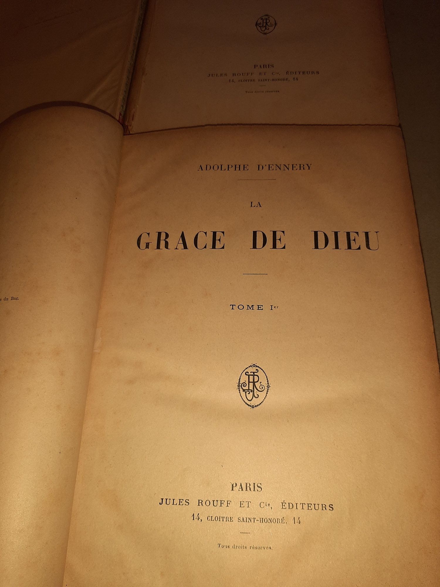 Livros Religiosos dois e Unicos Volumes Ano 1889