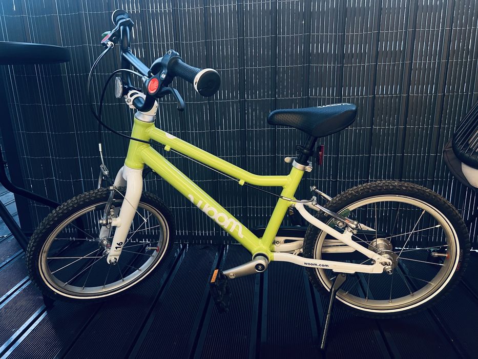 Rower Woom 3 limonkowy– 16 cali, mały, ale z charakterem!