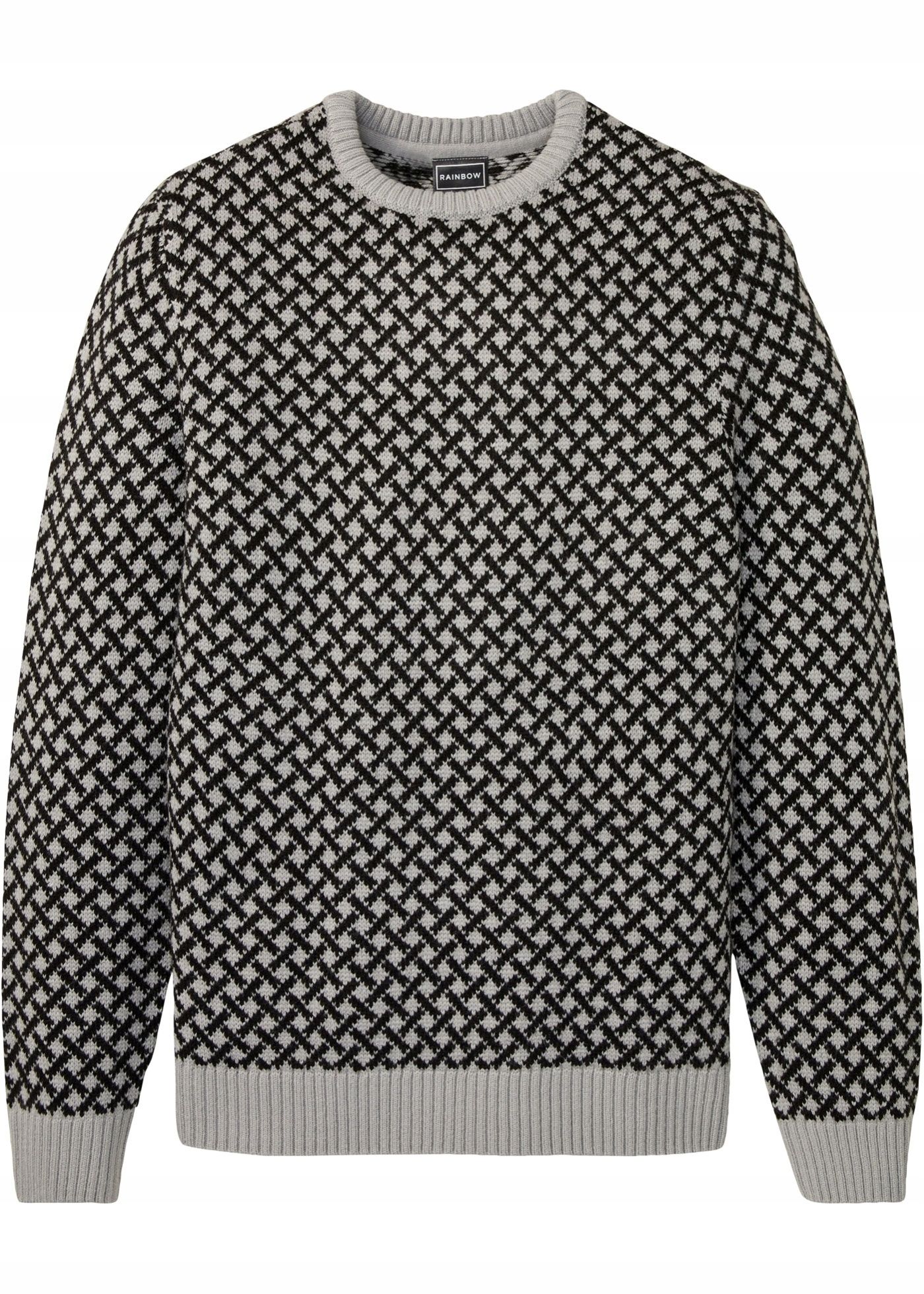 B.P.C męski sweter w geometryczny wzór ^56/58, XL