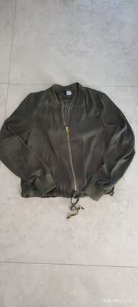 Zielona khaki kurtka bluza na wiosnę bomberka damska hm XS 34