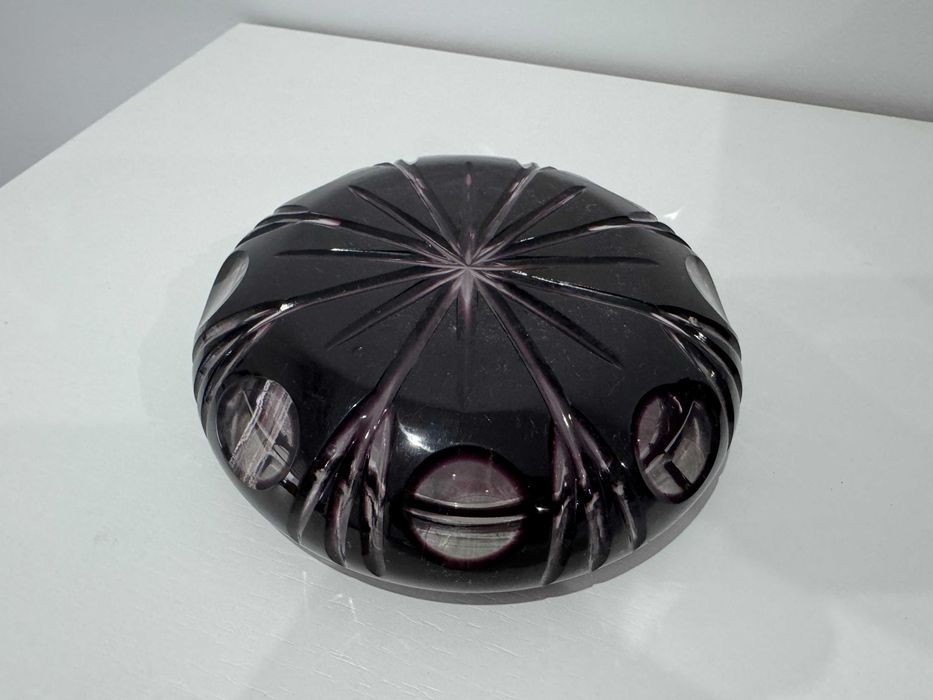 Popielniczka kryształowa popielnica kryształ Piękna !